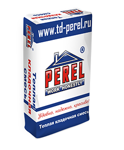 
                      Теплый кладочный раствор Perel TKS  2020, 25 кг
