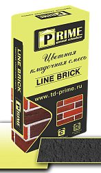 Цветная кладочная смесь Prime "Line Brick", Графитовая 25 кг